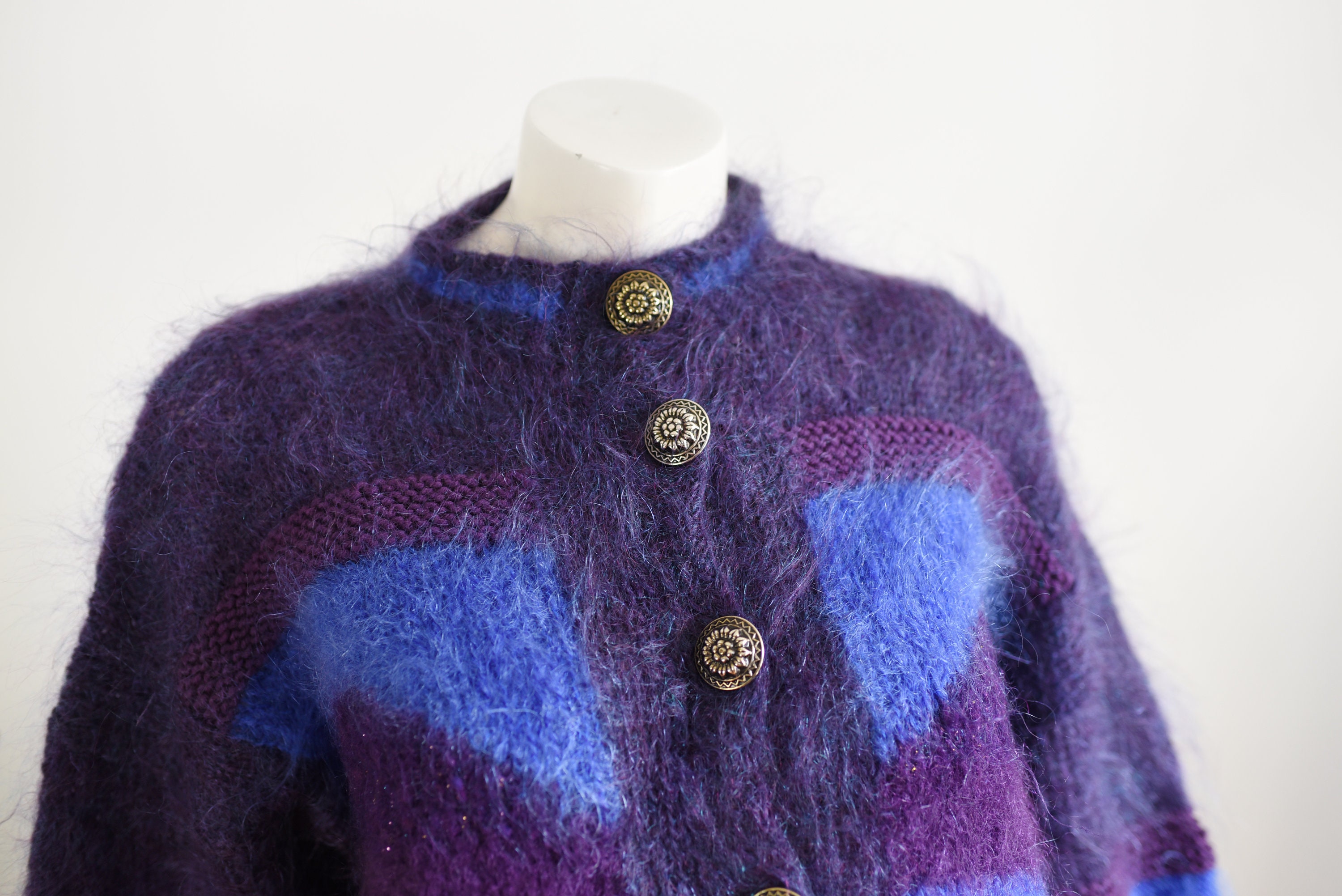 1980s Mohair Cardigan - L/XL 1980s Mohair Cardigan - L/XL