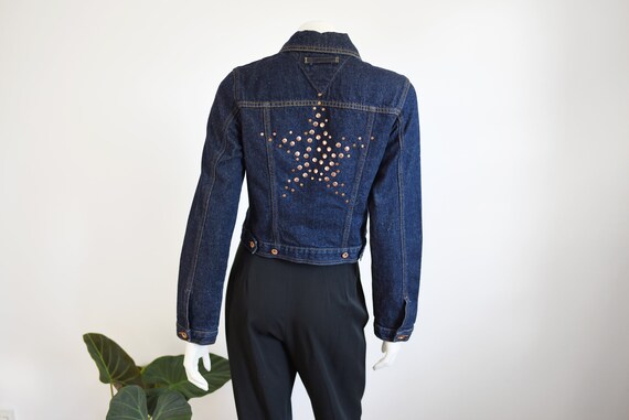 Y2K Studded Tommy Jeans Denim Jacket - XS