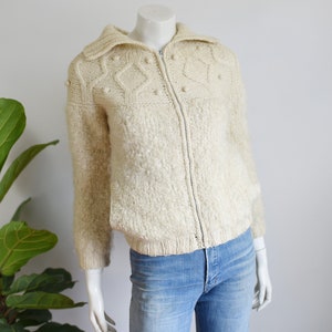 60s Handknit Cardigan - XS