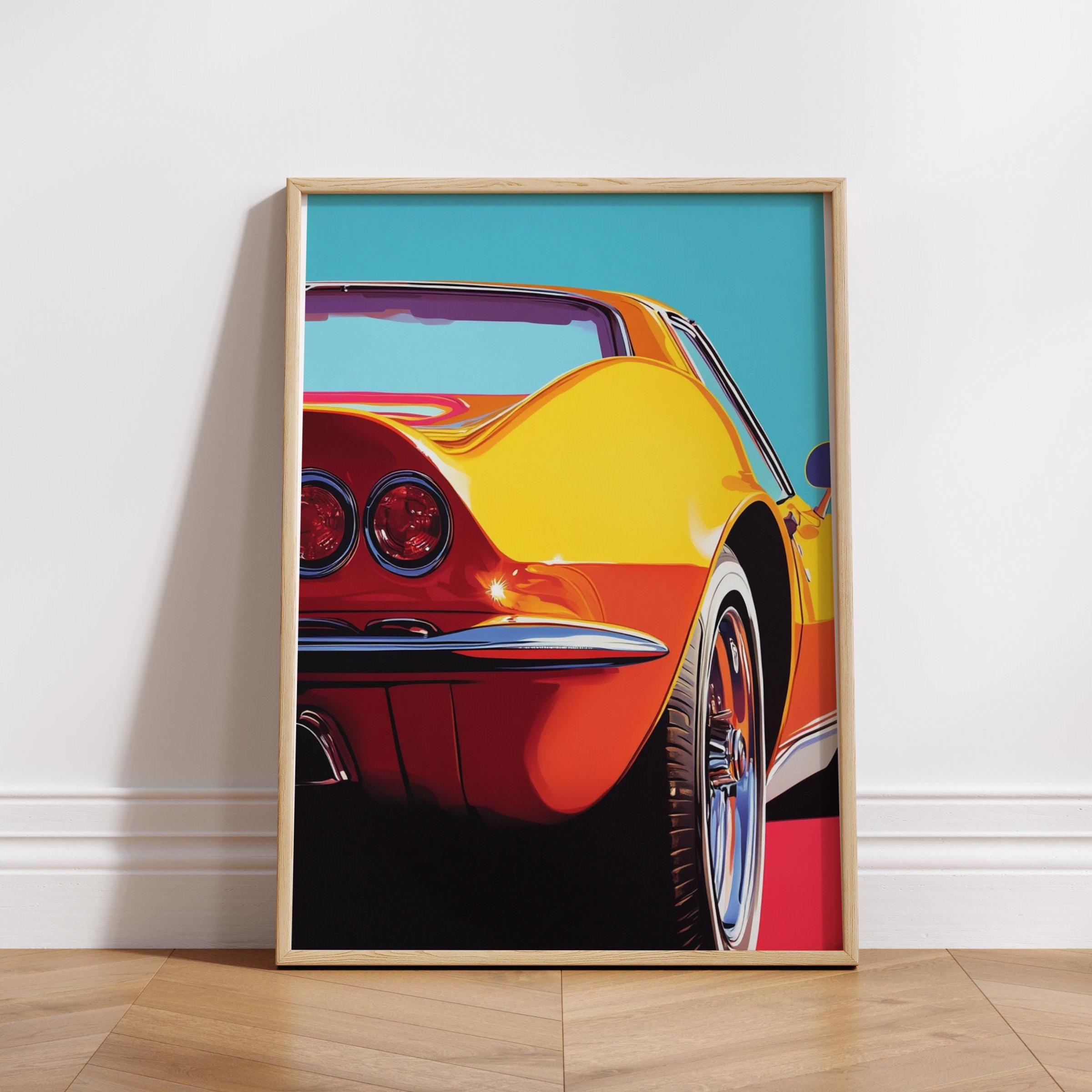 Vintage Car Poster | Matte Automotive Wall Art | Garage Decor - Etsy