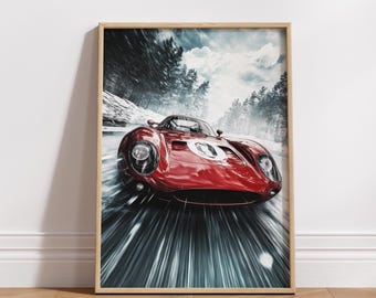 Automotive Wall Art: Sports Car Prints (Digital Download)
