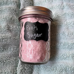 Sais de Banho com Aroma de Açúcar Rosa