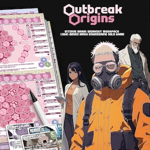 Board Game: Outbreak Origins. Design your own pathogen! - Print and Play/PnP