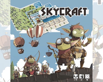 Board Game: SkyCraft - Print and Play/PnP fantasy adventure