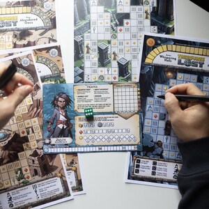 Board Game: Treasures Lost - Fantasy Print-and-Play adventure. image 6