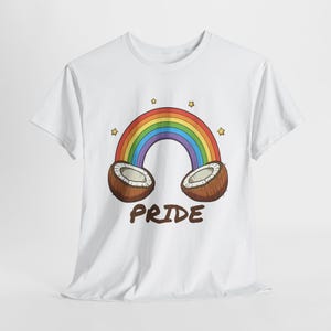 Pride Rainbow Unisex Cotton T-Shirt, LGBTQ+ Apparel, Pride Celebration