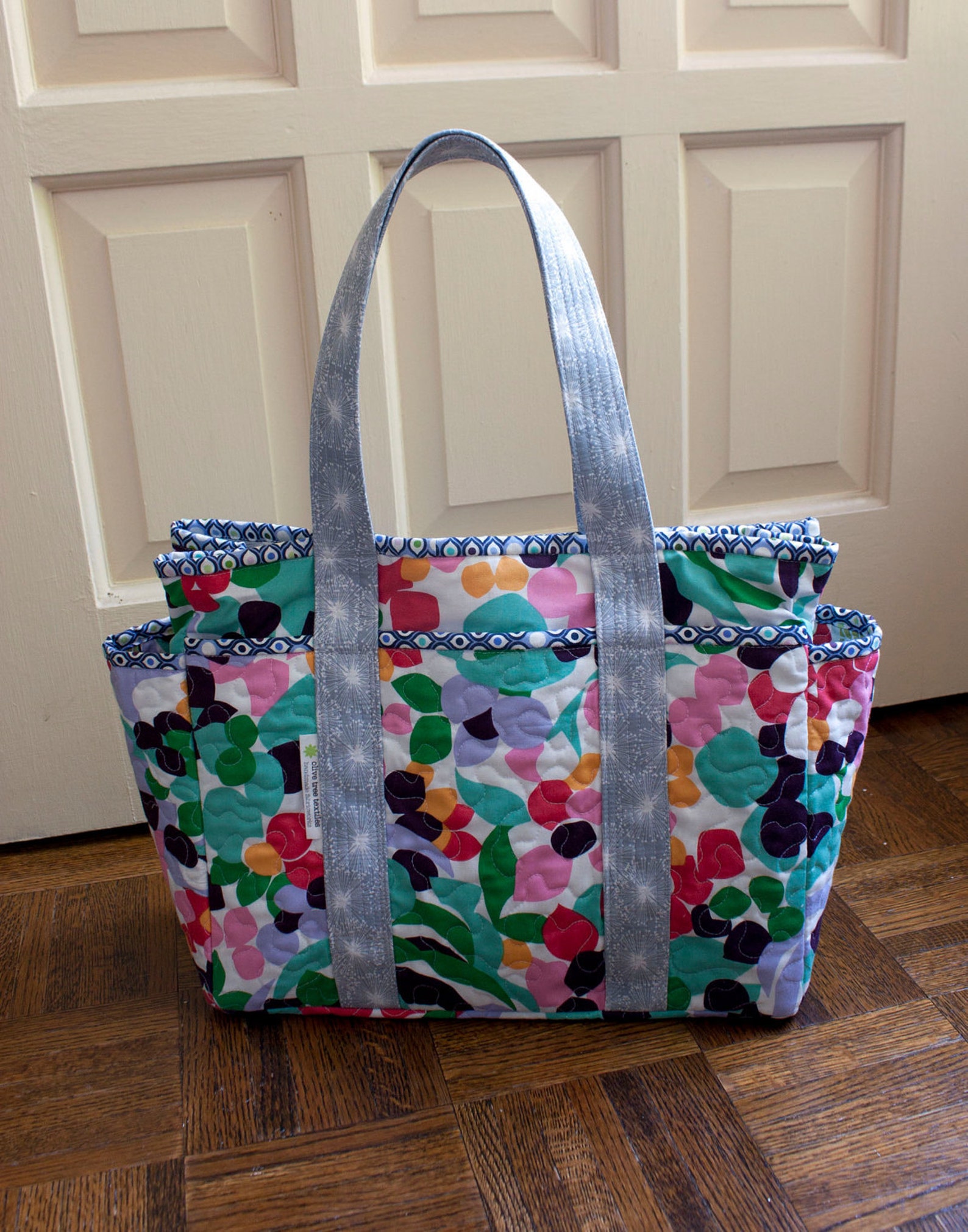 Quilted Diaper Bag // Floral Shoulder Bag // Girls Diaper Bag Etsy