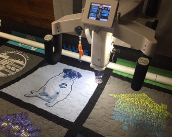 handmade t-shirt quilt // custom memory quilt // personalized clothing quilt // fast turnaround time and professional results