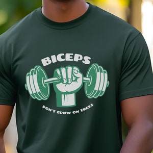 Biceps  shirt, fitness, gym shirt, powerlifting, motivational shirt, workout clothes, vintage gym shirt, funny workout shirt