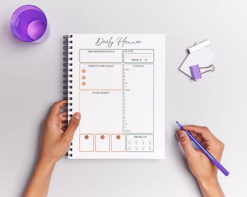 Ultimate Goal Planner: Daily, Weekly, Monthly, Yearly (digital Download ...