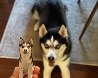 Personalisierte Hundefigur Cake Topper: Personalisierte Haustier-Gedenkstätte