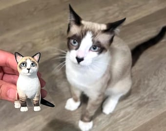 Personalized Pet Cat Wedding Cake Topper, Wedding Decorations, Cat Statue,Pet Birthday Anniversary Gifts , Pet Anniversary Cake Topper