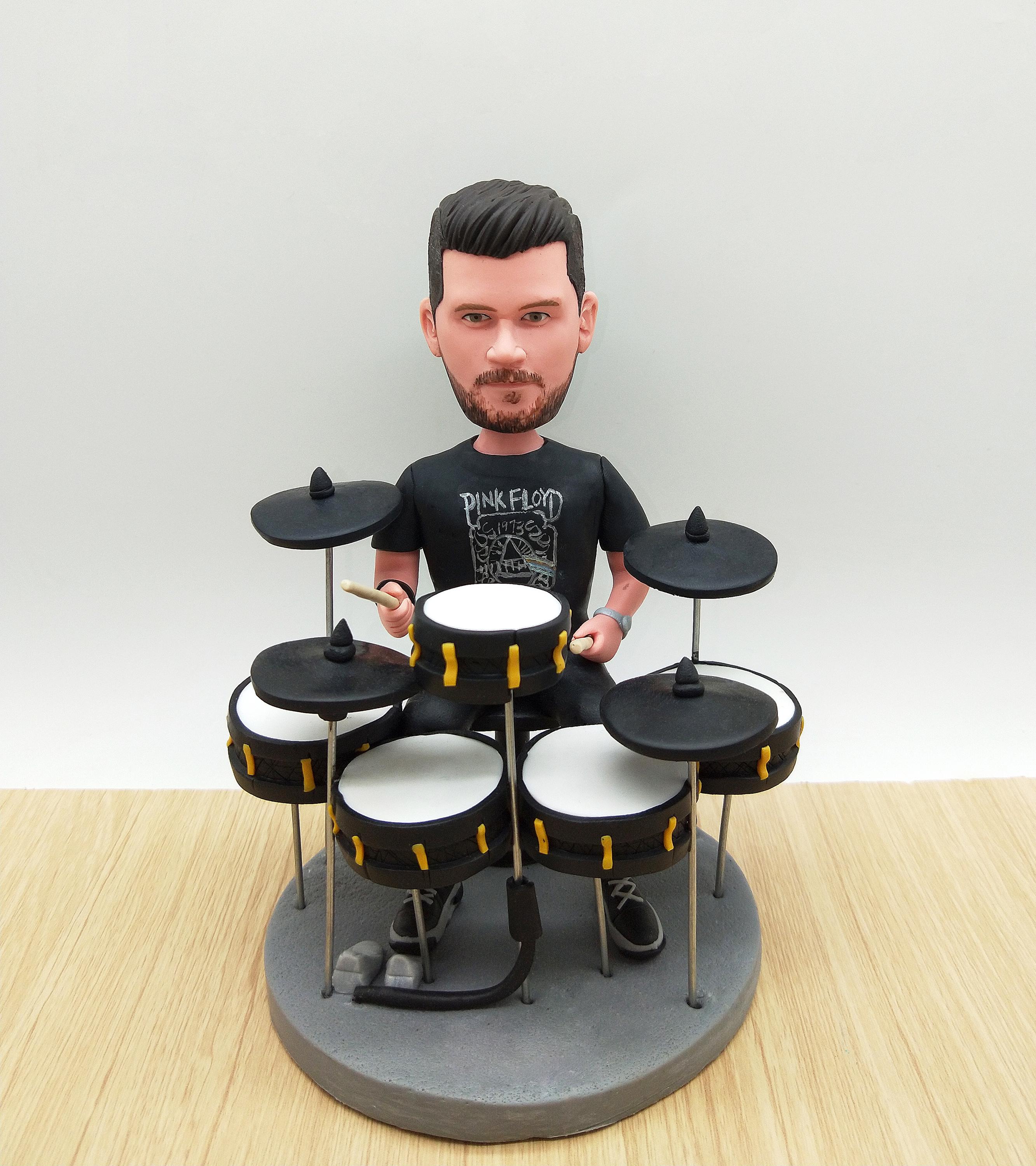 Batteur Musique Drummer Drums Musicien Drôle Batterie Sweat à Capuche