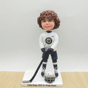 Personalized Custom Hockey Bobblehead, Custom Hockey Player Bobbleheads, Cool Gifts for Hockey Lovers, Christmas Gifts for Hockey Boyfriends