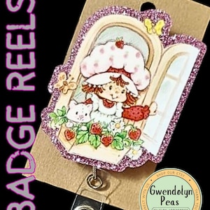 Strawberry Girl Badge Reel