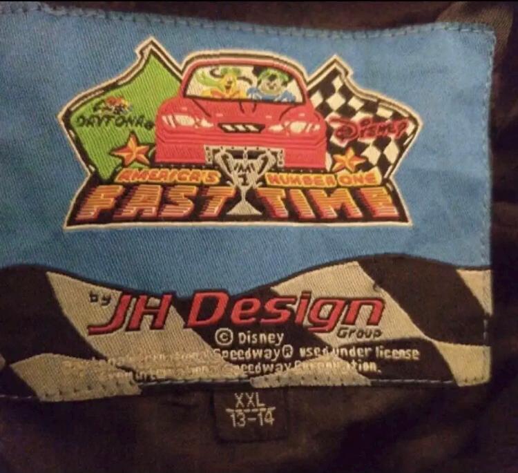 Disney Daytona 500 Princess Jh Design Racing Jacket Sz 2xl