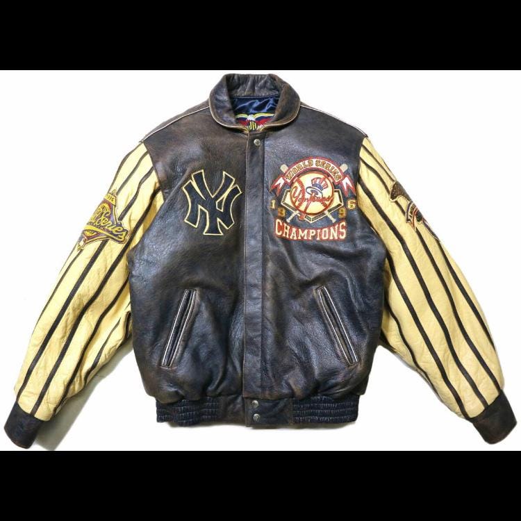 Jeff Hamilton Mlb New York Yankees Jacket Jh Design Brown - Etsy