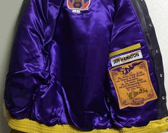 Jeff Hamilton Jh Design NBA Lakers Jacket 2000 Black - Etsy