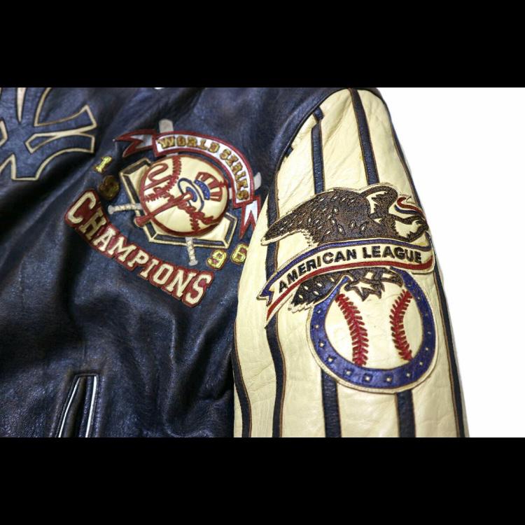 '96年 JEFF HAMILTON ニューヨークヤンキース スタジャン M Jeff Hamilton Mlb New York Yankees Jacket Jh Design Brown - Etsy