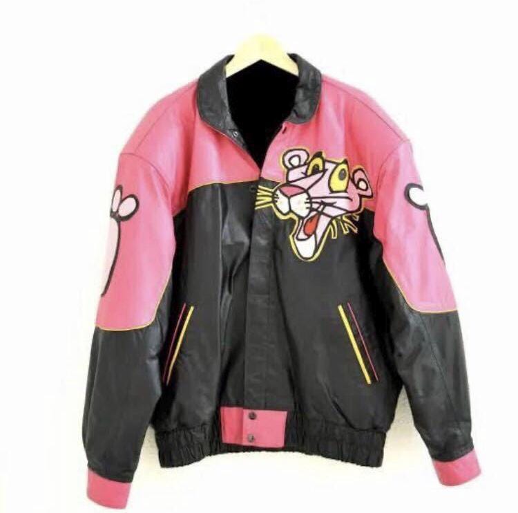 Maziar Pink Panther Leather Jacket - Etsy