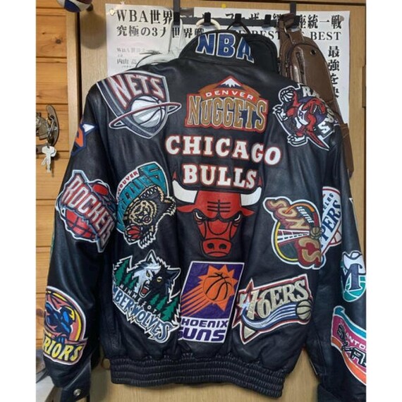 大特価!! Jeff Hamilton NBA Team Jacket Jh Design Bulls - Etsy ファングッズ