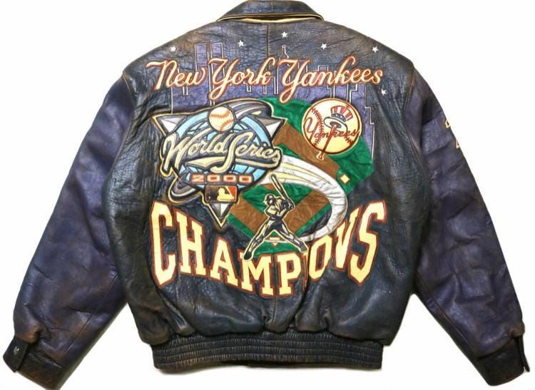 Jeff Hamilton Jh Design Mlb New York Yankees World Series Jacket 