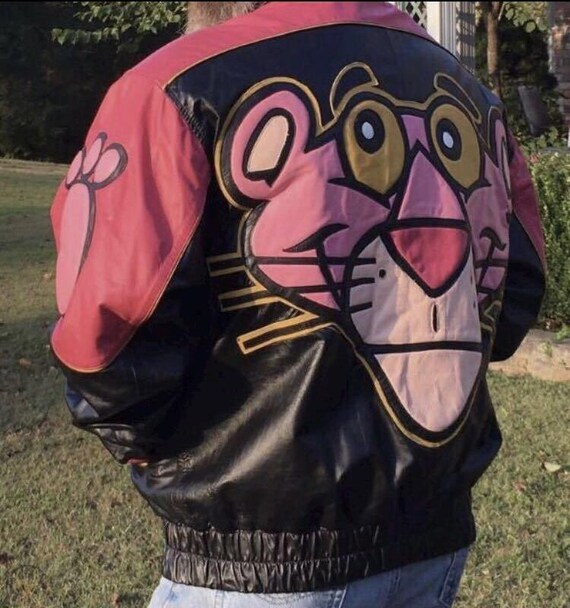 Maziar Pink Panther Leather Jacket - Etsy