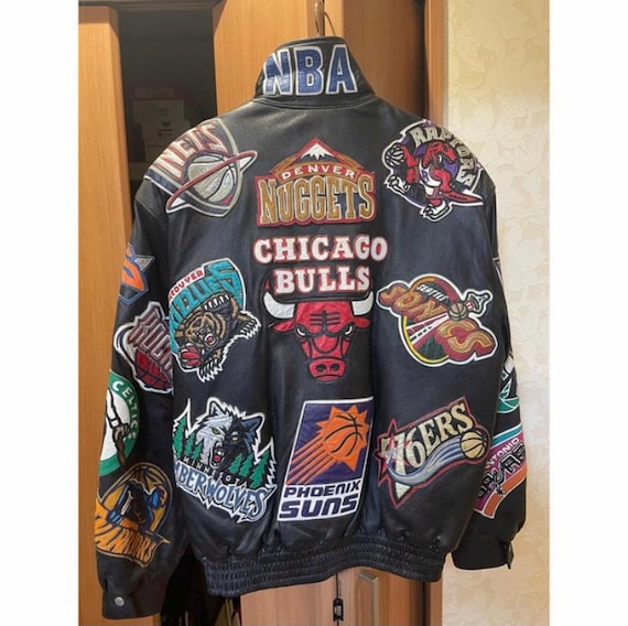 Jeff Hamilton Jh Design NBA Team Logo Bulls Serial Number Jacket