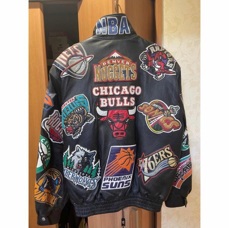 ジェフハミルトン jeff hamilton jh design NBA ブルズ Jeff Hamilton Jh Design NBA Team Logo Bulls Serial Number Jacket