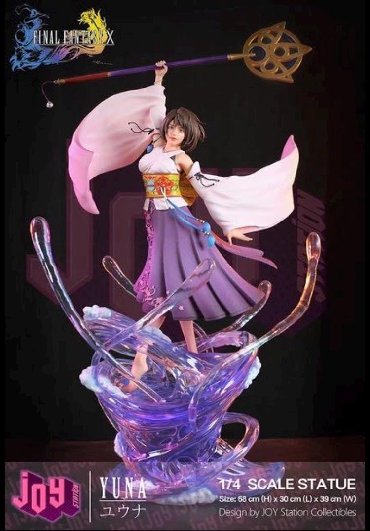 Joy Station Final Fantasy X Yuna Figure Final Fantasy 10 Yuna - Etsy