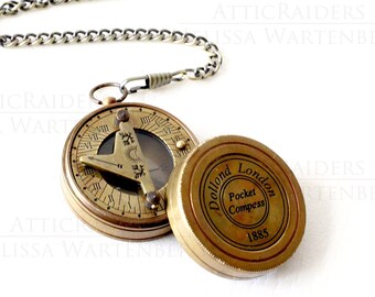 Outdoor Brass Compass to my son, Steampunk Home Decor, Steampunk Gift for Men,Birthday Gift for Dad to Be,Small Gift for Husband,Fathers Day