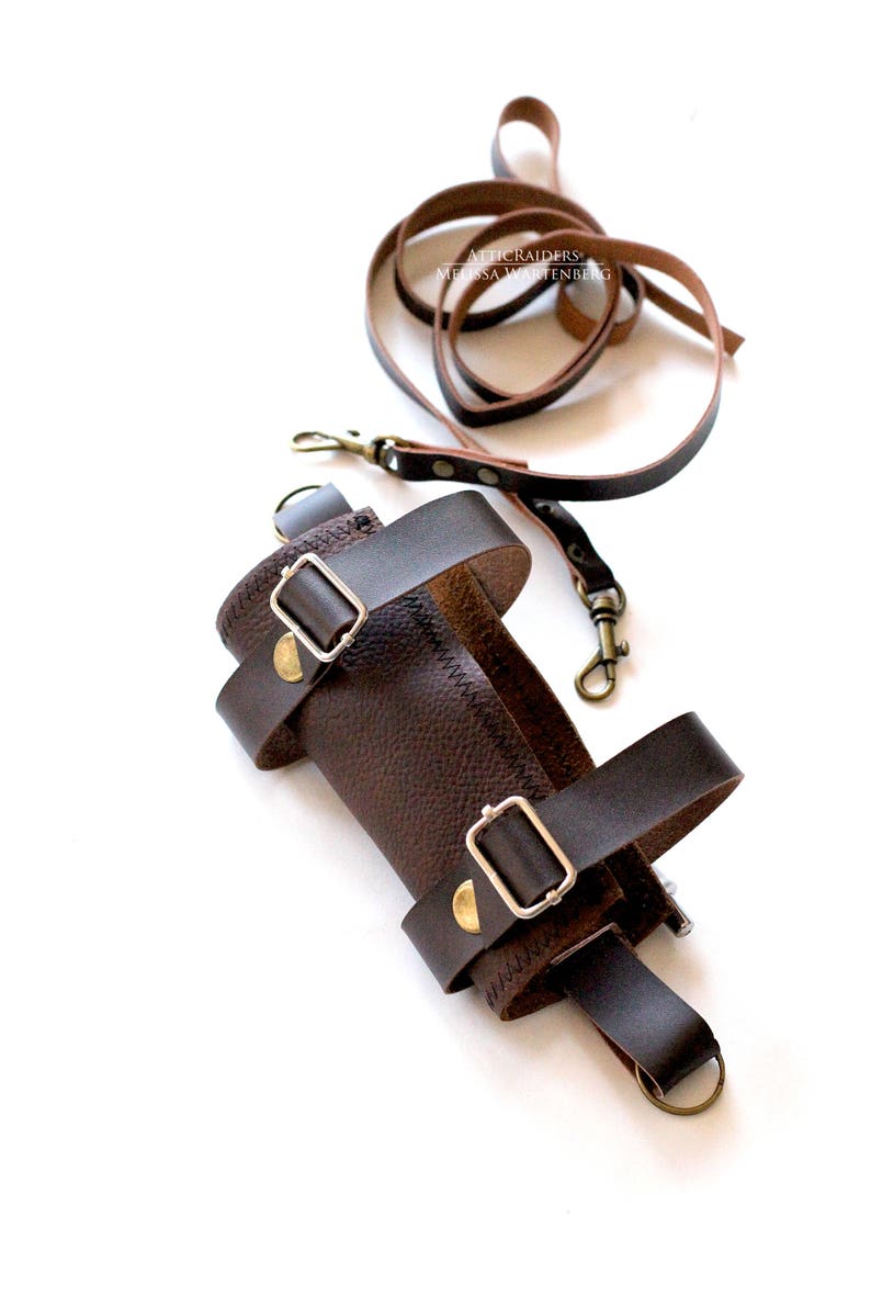 Leather Holster Holster Steampunk Parasol Holster Set Wedding Steampunk Parasol Holder Holder Parasol Umbrella Holster