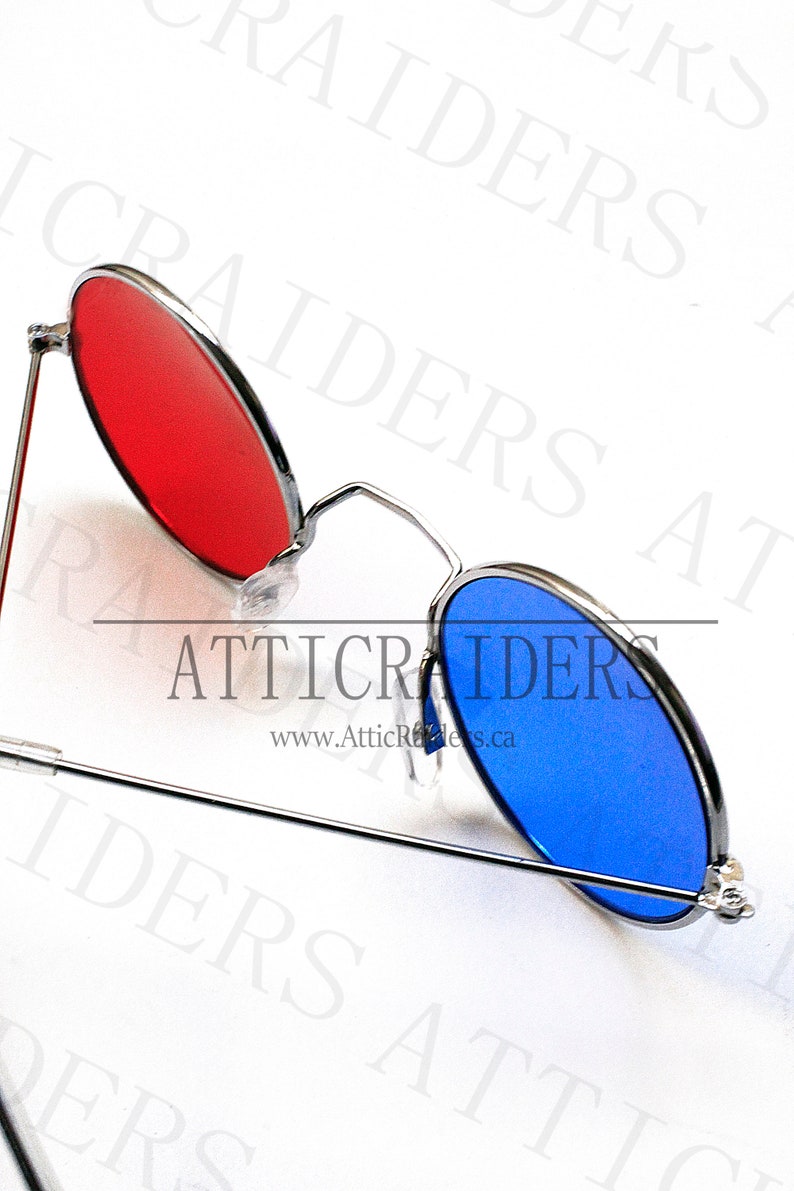 Lunettes Sollux Captor Homestuck cosplay pour homme, cadeau d'anniversaire personnalisé pour lui, déguisement d'Halloween pour femme, cadeaux geek, cadres ronds image 5