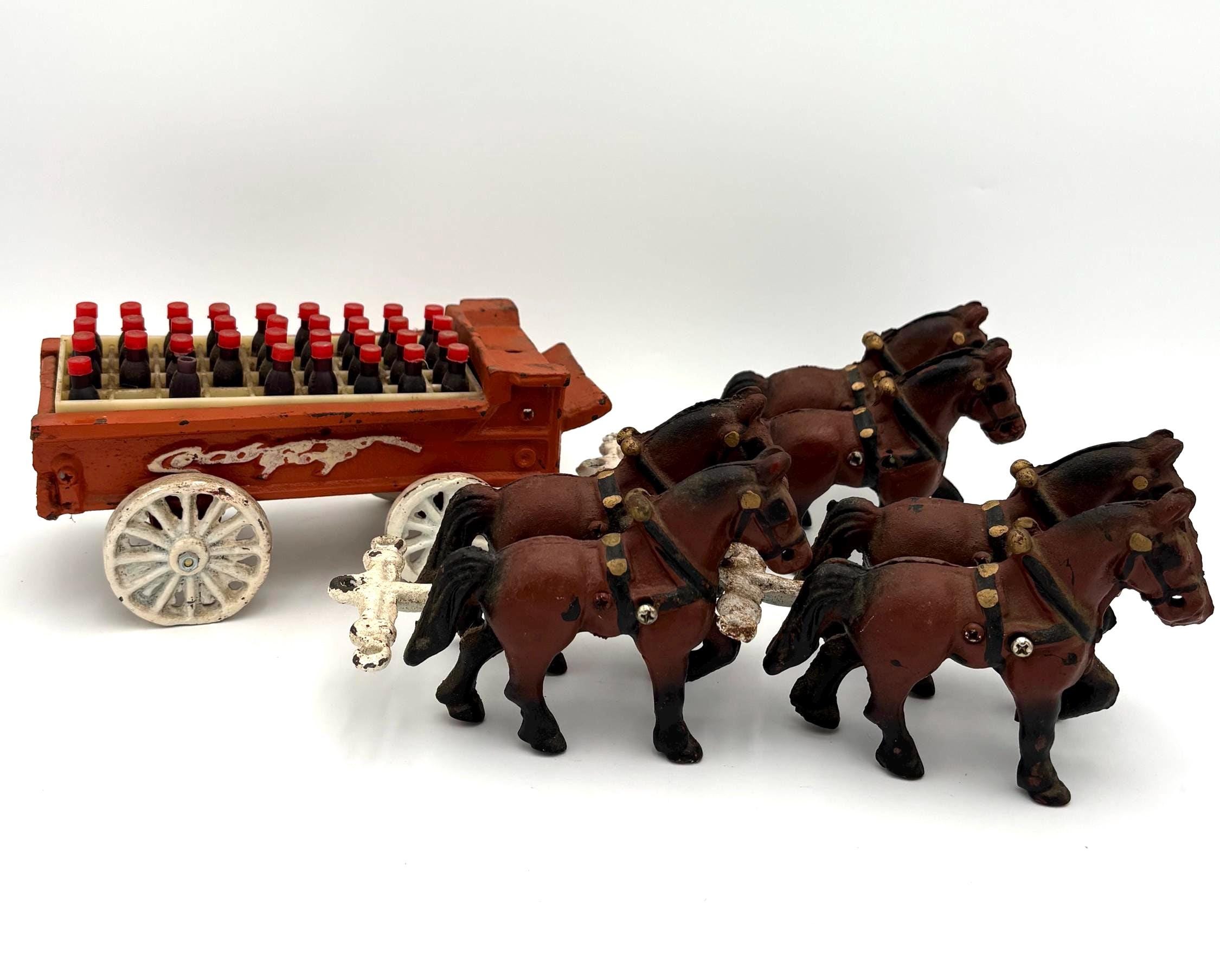 Vintage Cast Iron Tractor Hay Wagon Arcade Kenton Hubley A.C Williams