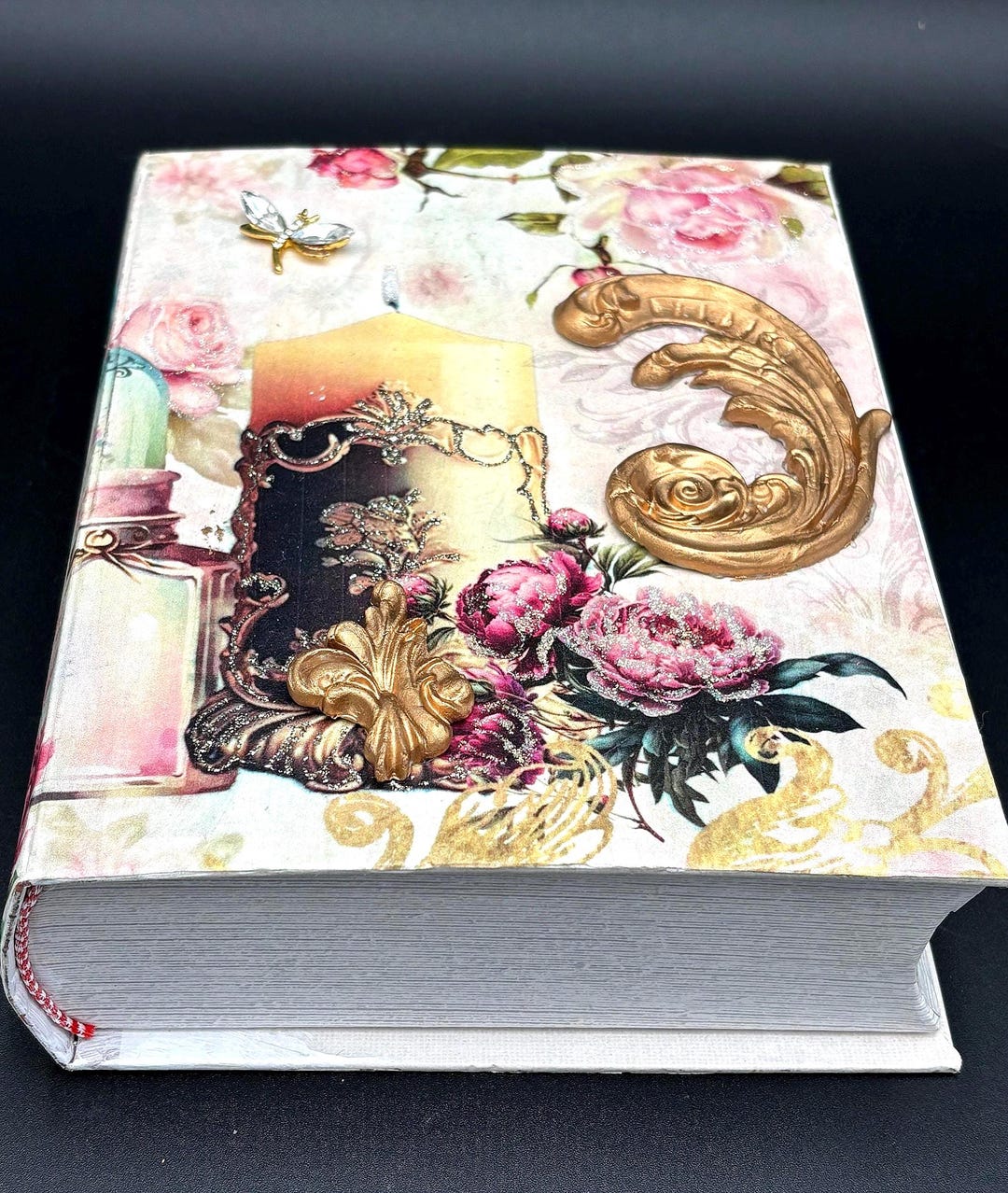 Decorative Floral Book Box - Etsy