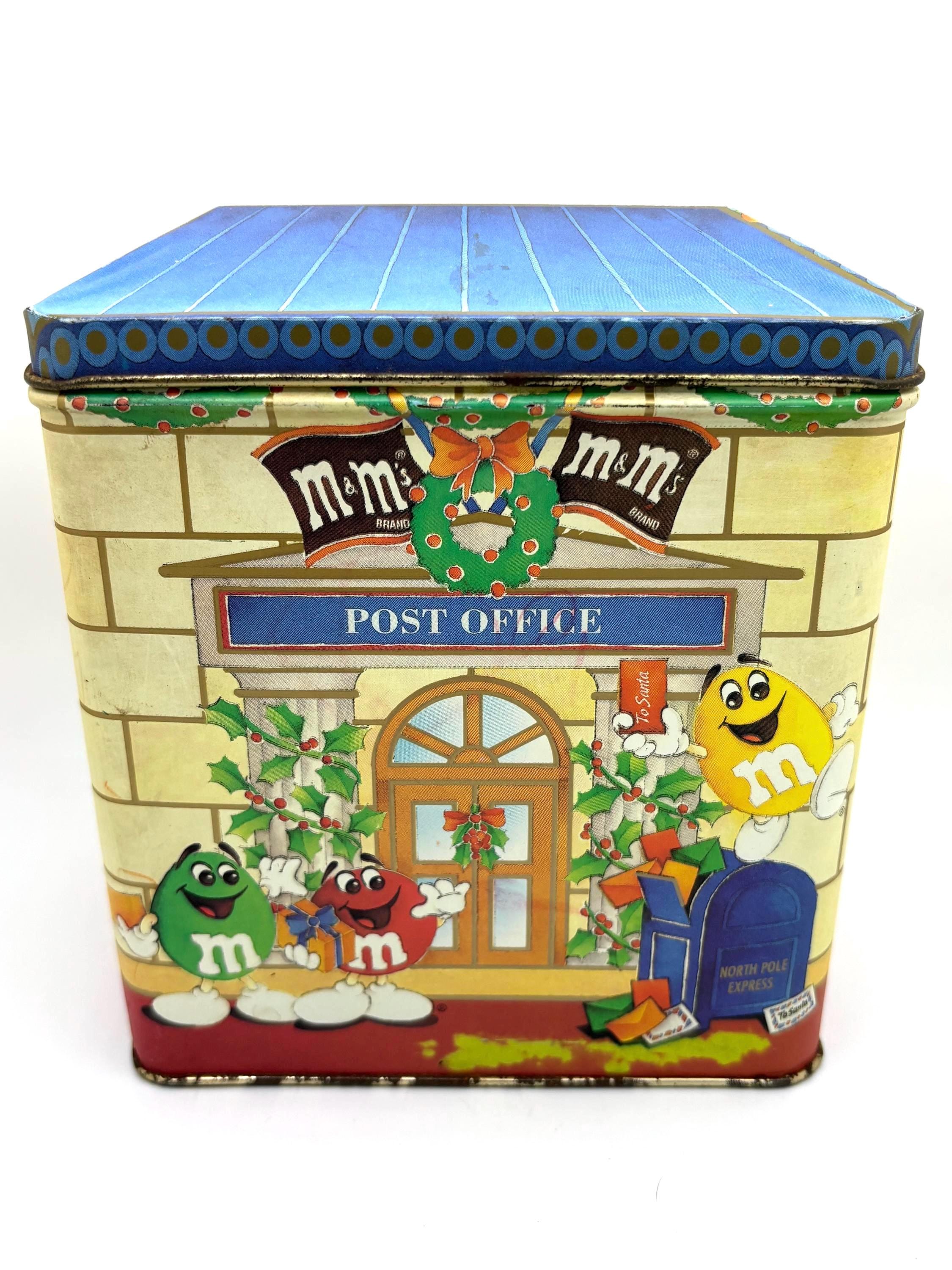 MASSES M&M TYPE4【Termit】スチール製 Ｌサイズ 証明付き Vintage M&M Letters for Santa Christmas Tin 1995 - Etsy