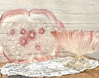 Beautiful Mikasa tray and bowl