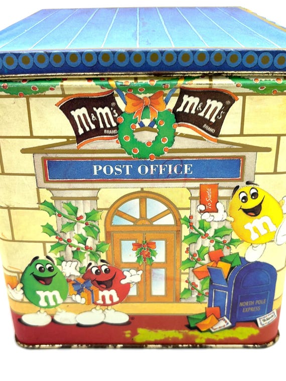 Vintage M&M Letters for Santa Christmas Tin 1995 - Etsy
