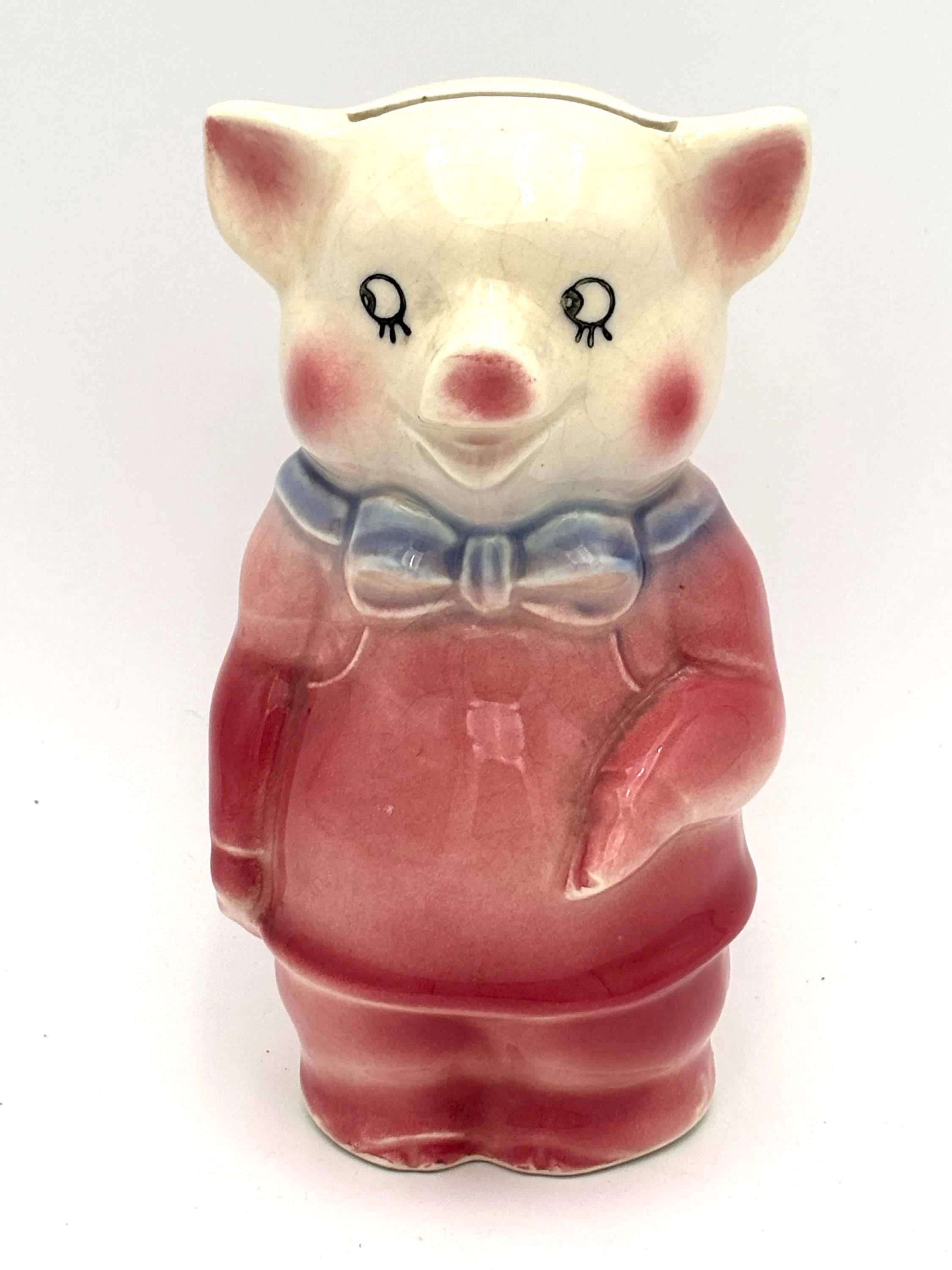 1940s Ceramic Piggy Bank - Etsy