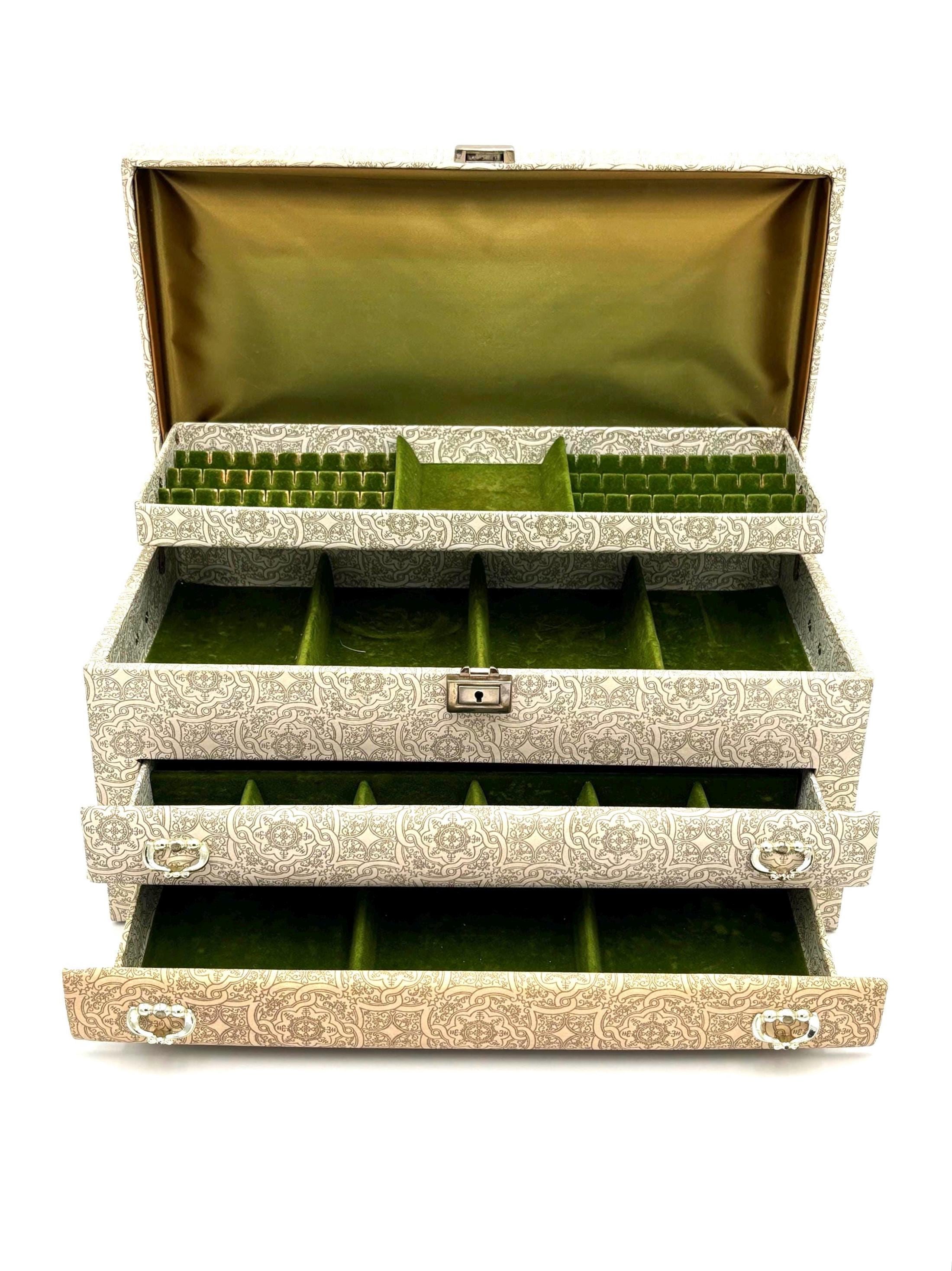 Vintage Lady Buxton Jewelry Box With Green Velvet Lining - Etsy Vintage Lady Buxton Jewelry Box With Green Velvet Lining - Etsy
