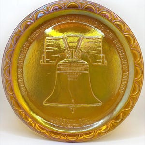 American Bicentennial Liberty Bell Commemorative Plate