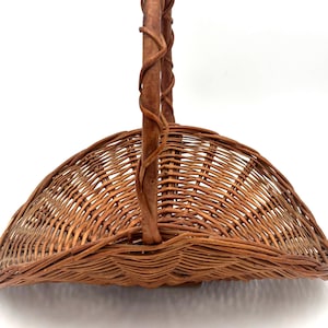 Handwoven Basket with Handle