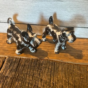 Vintage Scottish Terriers- Porcelain
