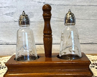 Princess House Salt and Pepper Shakers