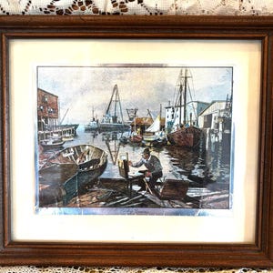 Framed Lionel Barrymore “Purdy’s Basin” Foil Etching