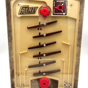 1974 Marx Frenzy Pinball Style Game