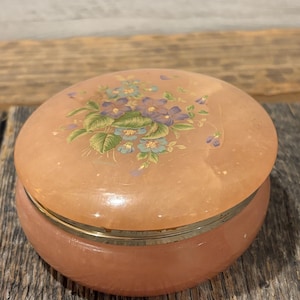 Pink Alabaster Himark Trinket Box