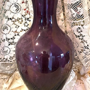 Alicja Poland Amethyst Glass Vase