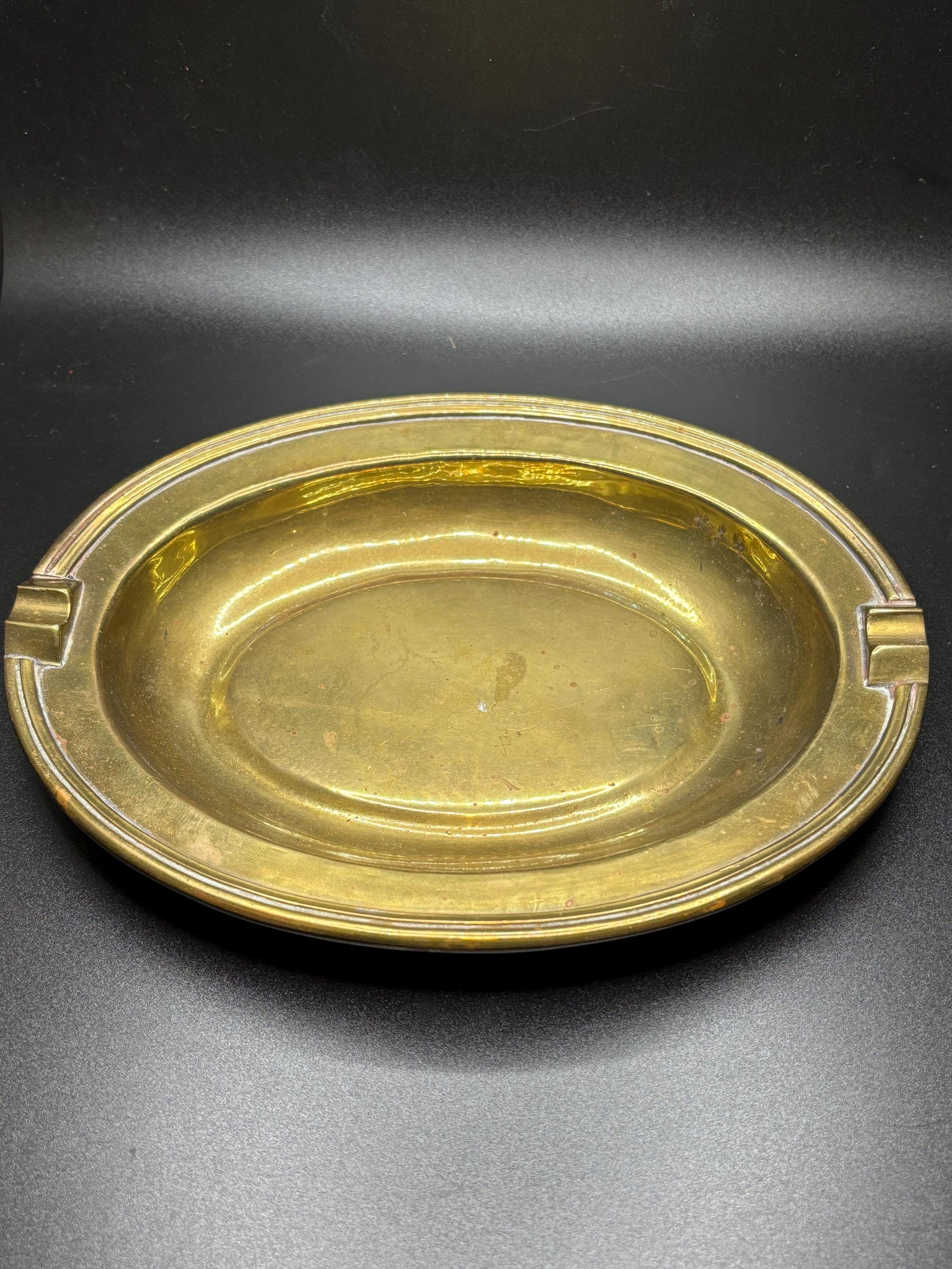 壷と灰皿 真鍮製の痰壺と灰皿 - Etsy 日本