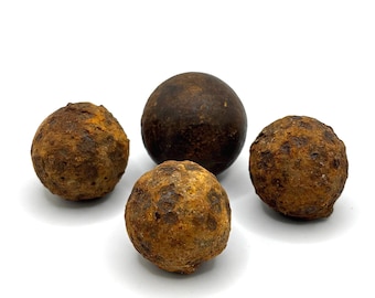 Set of Antique Cannon Shot